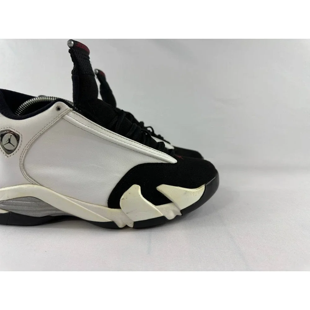 Nike Air Jordan 14 Retro 'Black Toe' 2014 487471-102 Men's Size 8